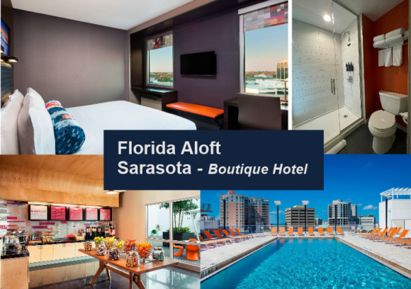 Black-owned hotel - Florida Aloft Sarasota Boutique Hotel